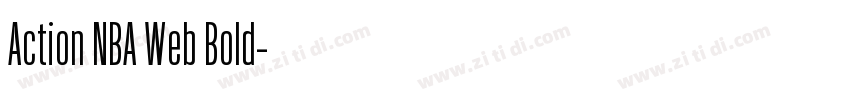 Action NBA Web Bold字体转换